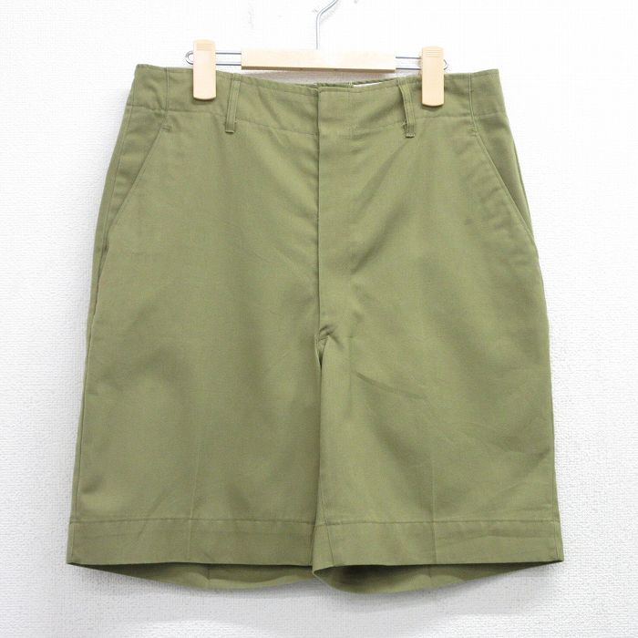 古着 ハーフ ボーイスカウト パンツ キッズ ボーイズ 子供服 80年代 80s タロン 濃緑系 グリーン 25aug20