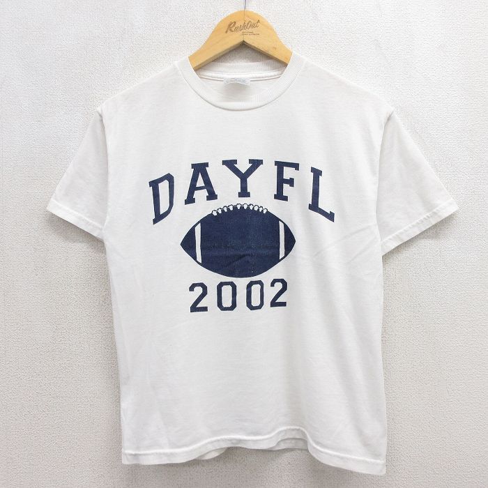 ジャージーズ 00s 半袖Tシャツ アメフト ホワイト キッズ | 古着