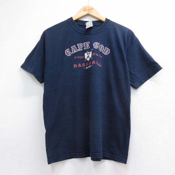 ケープコッド 00s 半袖Tシャツ ネイビー キッズ | 古着