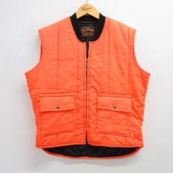 XL★古着 ウォールズ ベスト メンズ 80年代 80s USA製 オレンジ 25feb20 中古 アウター