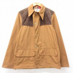 M★古着 長袖 ハンティング ジャケット メンズ 70年代 70s 茶系他 25dec17