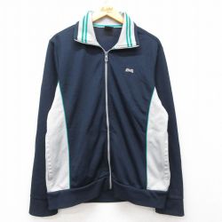 L★古着 ルティグレ 長袖 ジャージ メンズ80年代 80s 紺他 ネイビー 25mar03 中古 メンズ アウター トラックジャケット