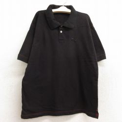 古着 フィラ FILA 半袖 ポロ シャツ キッズ ボーイズ 子供服 90年代 90s ワンポイントロゴ コットン USA製 黒 ブラック 24aug19