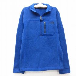 【50%OFF】古着 ノースフェイス THE NORTH FACE 長袖 ハーフジップ フリース ジャケット キッズ ボーイズ 子供服 ワンポイントロゴ ベターセーター 赤 レッド 【spe】 24nov11