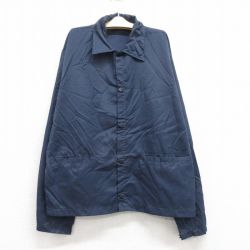 【50%OFF】古着 キャンパス 長袖 ナイロン ジャケット キッズ ボーイズ 子供服 80年代 80s 濃紺 ネイビー 24dec27