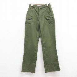 【50%OFF】古着 長袖 ボーイスカウト ブッシュ パンツ キッズ ボーイズ 子供服 緑 グリーン 25jan30