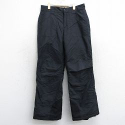 古着 コロンビア COLUMBIA ナイロン スノー パンツ キッズ ボーイズ 子供服 00年代 00s ワンポイントロゴ 黒 ブラック 25feb06