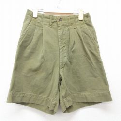 古着 ビンテージ ショーツ ボーイスカウト パンツ キッズ ボーイズ 子供服 60年代 60s コットン タロン 濃緑 グリーン 【spe】 25jun03