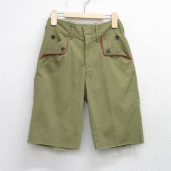 古着 ハーフ ボーイスカウト パンツ キッズ ボーイズ 子供服 70年代 70s USA製 タロン 濃緑系 グリーン 25aug20
