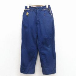 古着 ボーイスカウト パンツ キッズ ボーイズ 子供服 80年代 80s タロン 紺 26feb04