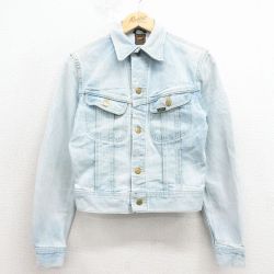 古着 リー Lee 長袖 ジージャン キッズ ボーイズ 子供服 90年代 90s USA製 薄紺 デニム 26feb04