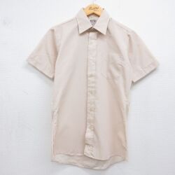 古着 モンゴメリーワード 半袖 シャツ キッズ 子供服 80年代 80s ベージュ 26may23