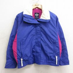 【50%OFF】古着 コロンビア COLUMBIA 長袖 ジャケット レディース 80年代 80s 大きいサイズ 紫他 パープル 24oct29 中古 アウター ジャンパー ブルゾン