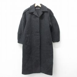 【50%OFF】古着 長袖 コート レディース 90年代 90s ロング丈 ラグラン USA製 黒 ブラック 【spe】 24nov27 中古 アウター
