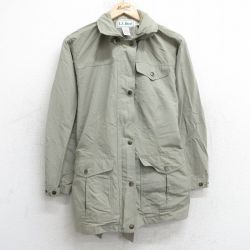【50%OFF】古着 エルエルビーン LLBEAN 長袖 ジャケット レディース 90年代 90s ベージュ系 カーキ 25jan25 中古 アウター ジャンパー ブルゾン