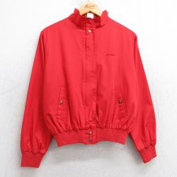 【50%OFF】古着 シアーズ 長袖 ジャケット レディース 90年代 90s 恐竜 赤 レッド 25feb08 中古 アウター ジャンパー ブルゾン
