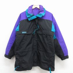 古着 コロンビア 長袖 ナイロン マウンテン ジャケット レディース 00年代 00s 黒他【spe】 25dec08