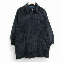 古着 ギャップ GAP 長袖 ジャケット レディース 90年代 90s 大きいサイズ コットン 黒 内側キルティング【spe】 26jan16