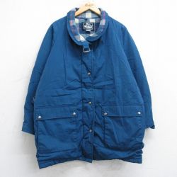 【20%OFF】古着 ウールリッチ 長袖 ジャケット レディース 80年代 80s ラグラン 大きいサイズ USA製 青系 内側ウール 26jan16