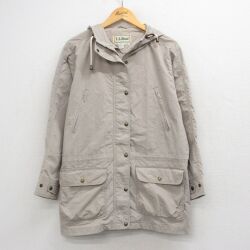 古着 エルエルビーン 長袖 ジャケット パーカー レディース 90年代 90s ベージュ 26apr27