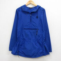 古着 エルエルビーン 長袖 ナイロン ジャケット アノラック パーカー レディース 80年代 80s 大きいサイズ USA製 青 26apr27