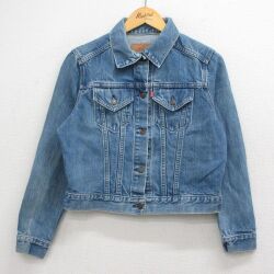 古着 リーバイス Levis 長袖 ジージャン レディース 90年代 90s コットン USA製 紺 デニム 26apr28