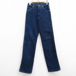 【50%OFF】古着 リー Lee ジーンズ レディース 80年代 80s USA製 濃紺 ネイビー デニム 【spe】 24aug02 中古 ボトムス ジーパン Gパン ロング パンツ