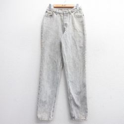 古着 リーバイス Levis 17501 ジーンズ レディース 80年代 80s コットン USA製 グレー デニム 【spe】 25feb17 中古 ボトムス ジーパン Gパン ロング パンツ