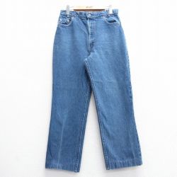 古着 リーバイス Levis ジーンズ レディース 90年代 90s コットン USA製 紺 ネイビー デニム 【spe】 25feb17 中古 ボトムス ジーパン Gパン ロング パンツ