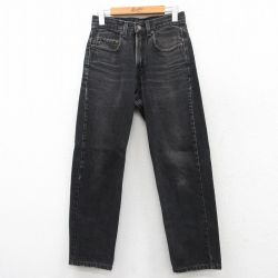 古着 ギャップ GAP ジーンズ レディース 90年代 90s コットン USA製 黒 ブラック 25mar28 中古 ボトムス ジーパン Gパン ロング パンツ