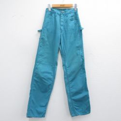 古着 DEE CEE ペインター パンツ レディース 80年代 80s タロン 青緑 25mar31 中古 ボトムス