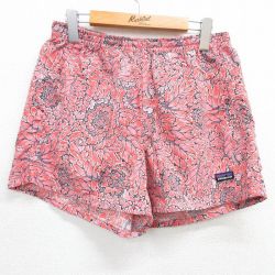 古着 パタゴニア patagonia ショート ナイロン パンツ ショーツ レディース 花柄 ピンク系他 25may08 中古 ボトムス