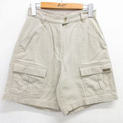 古着 ウールリッチ WOOLRICH ショート ブッシュ パンツ ショーツ レディース 00年代 00s コットン ベージュ カーキ 25may08 中古 ボトムス