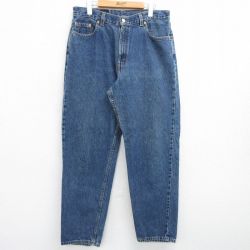 古着 リーバイス Levis 560 ジーンズ レディース ヒゲ テーパード 濃紺 ネイビー デニム 25may16 中古 ボトムス ジーパン Gパン ロング パンツ