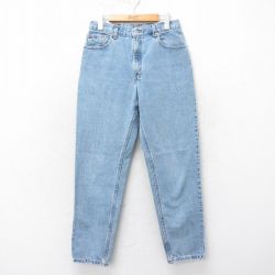 古着 リーバイス Levis 550 ジーンズ レディース 00年代 00s テーパード コットン 紺 ネイビー デニム 25may22 中古 ボトムス ジーパン Gパン ロング パンツ