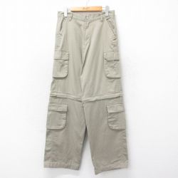 古着 FADED GLORY デタッチャブル カーゴ パンツ レディース ベージュ系 カーキ 25may22 中古 ボトムス