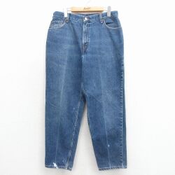 古着 リーバイス Levis 550 ジーンズ レディース 00年代 00s テーパード コットン 紺 デニム【spe】 26jan23