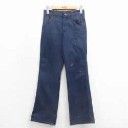 古着 ラングラー ジーンズ レディース 80年代 80s USA製 紺 デニム 26jan23