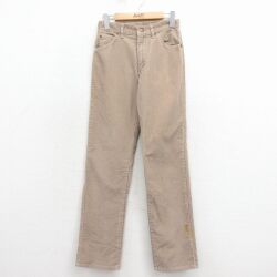 古着 リー Lee コーデュロイ パンツ レディース ベージュ 26jan23
