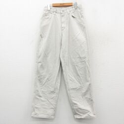 古着 リー Lee パンツ レディース 90年代 90s コットン USA製 白系 26feb09