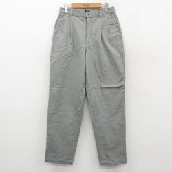 古着 ドッカーズ パンツ レディース 90年代 90s コットン USA製 グレー 26feb09