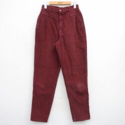 古着 カルバンクライン コーデュロイ パンツ レディース 80年代 80s コットン エンジ 26feb21