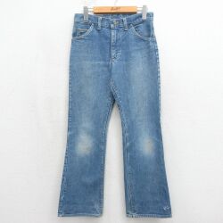 古着 リー Lee ジーンズ レディース 80年代 80s フレア タロン 紺 デニム【spe】 26may12