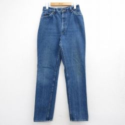 古着 リー Lee ジーンズ レディース 90年代 90s コットン USA製 ネイビー デニム 26jun11