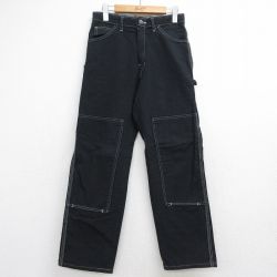 古着 ディッキーズ ペインター パンツ レディース ダブルニー ブラック【spe】 26jun11