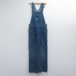 古着 ベンデイビス オーバーオール レディース 80年代 80s フォルクスワーゲン USA製 ネイビー デニム【spe】 26jun17