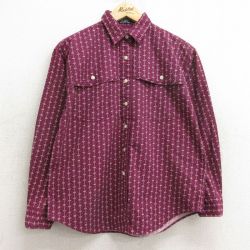 古着 リー Lee 長袖 シャツ レディース 90年代 90s コットン 紫 パープル 24aug28 中古 ブラウス トップス