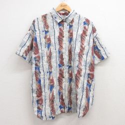 古着 半袖 シャツ レディース 00年代 00s 大きいサイズ 白他 ホワイト 25jun27 中古 ブラウス トップス