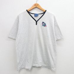 古着 半袖 ビンテージ Tシャツ レディース 90年代 90s ディズニー DISNEY くまのプーさん イーヨー USA製 薄グレー 霜降り 24jul31 中古