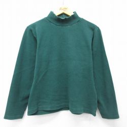 古着 エアロポステール 長袖 ビンテージ Tシャツ レディース 90年代 90s 無地 モックネック ハイネック 緑 26mar28